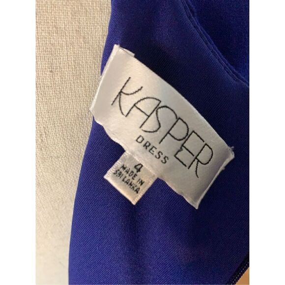Kasper work dress size 4 blue - Picture 4 of 5